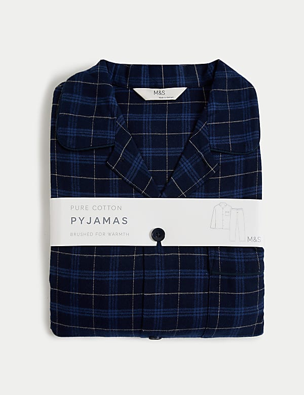 Brushed Cotton Checked Pyjama Set
