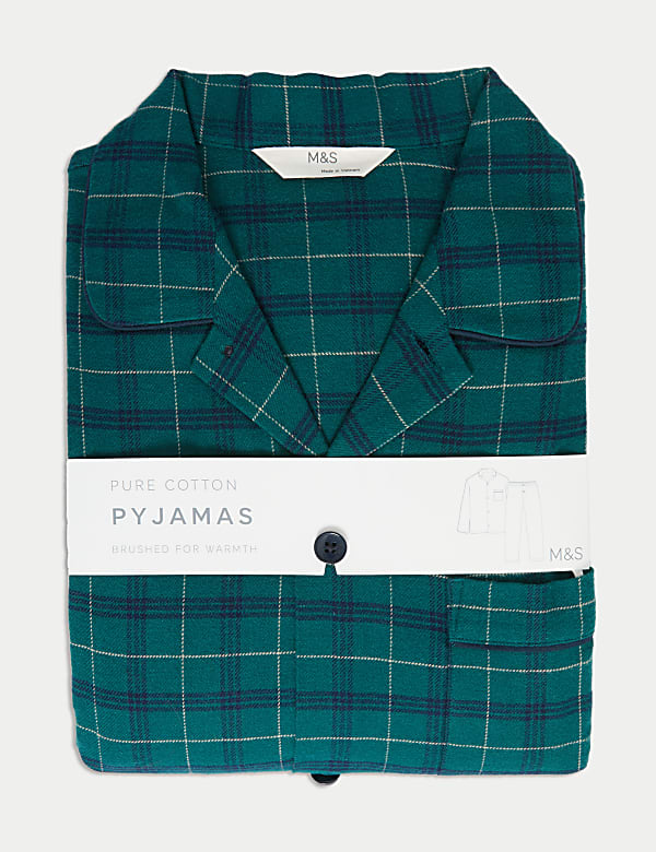 Brushed Cotton Checked Pyjama Set