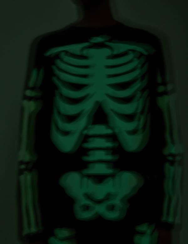 Pure Cotton Skeleton Pyjama Set - US