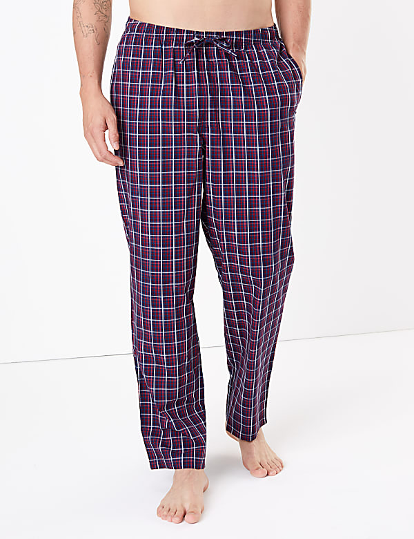 Pure Cotton Checked Pyjama Set