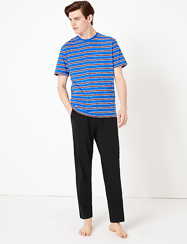 Pure Cotton Striped Pyjama Set