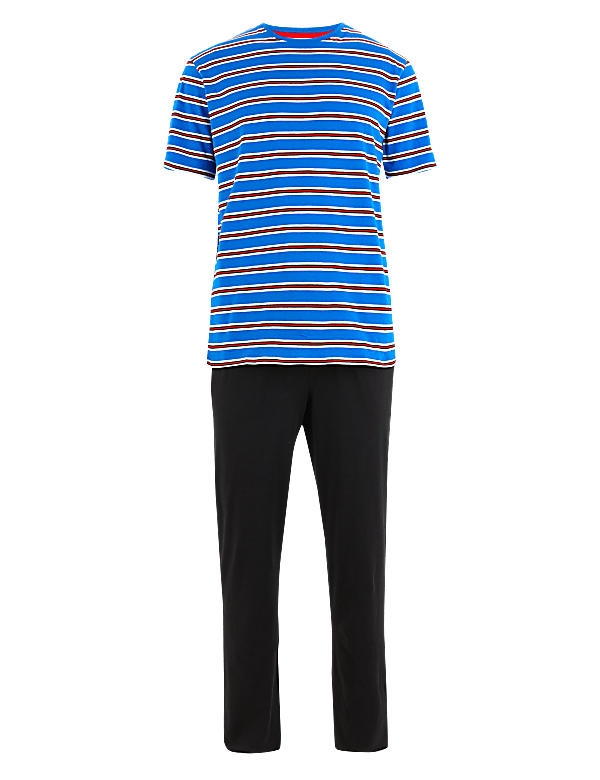 Pure Cotton Striped Pyjama Set