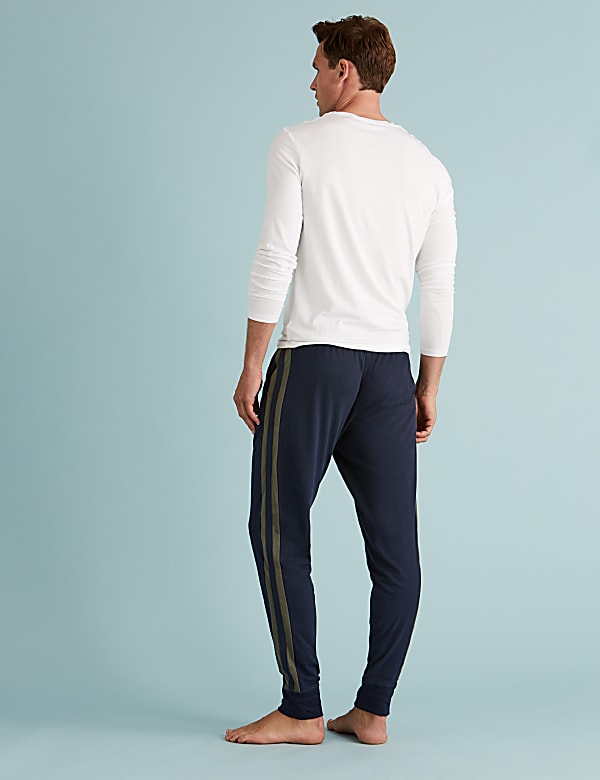 2 Pack Pure Cotton Pyjama Bottoms