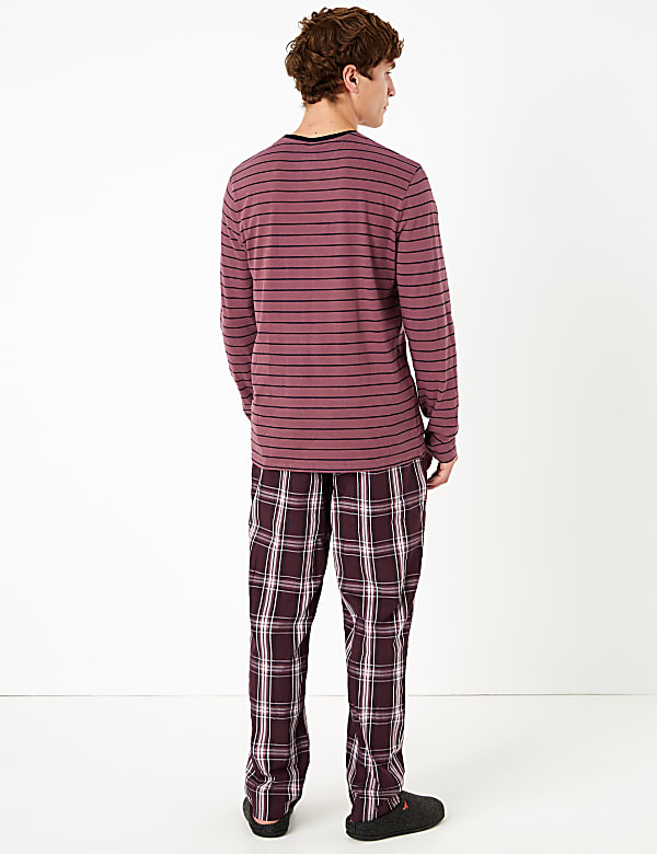 Pure Cotton Checked Pyjama Set