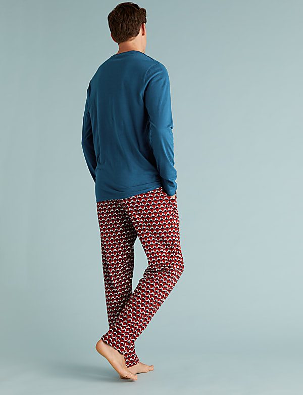 Pure Cotton Printed Pyjama Set