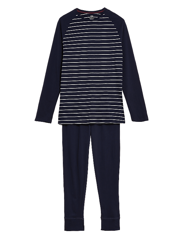 Pure Cotton Striped Pyjama Set