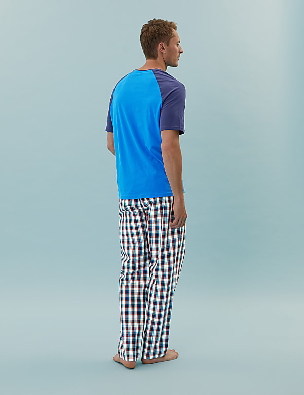 Pure Cotton Checked Pyjama Set
