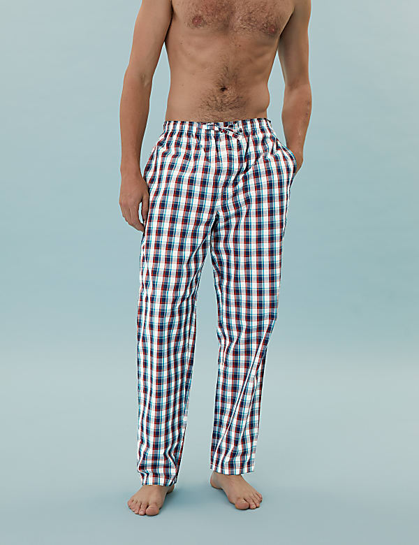 Pure Cotton Checked Pyjama Set