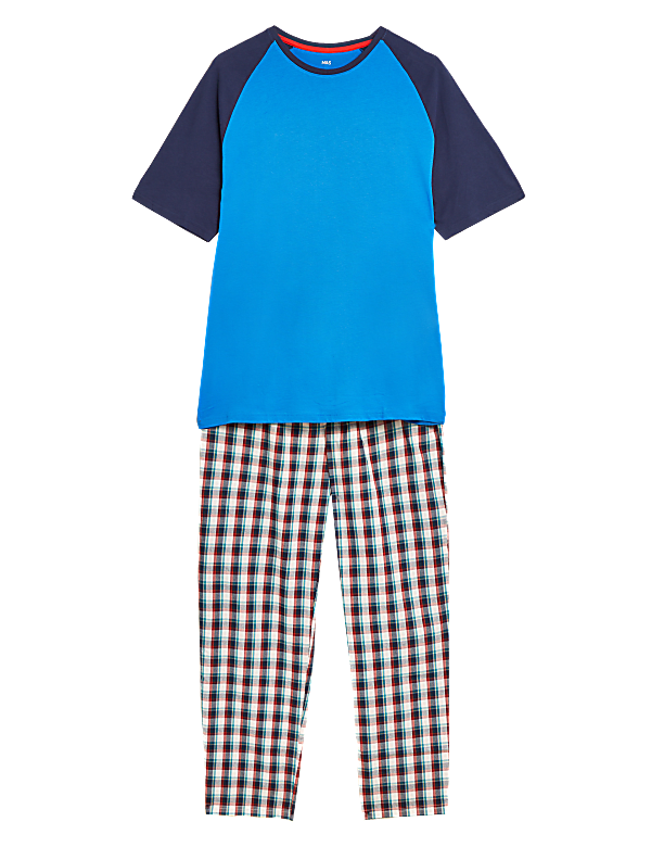Pure Cotton Checked Pyjama Set