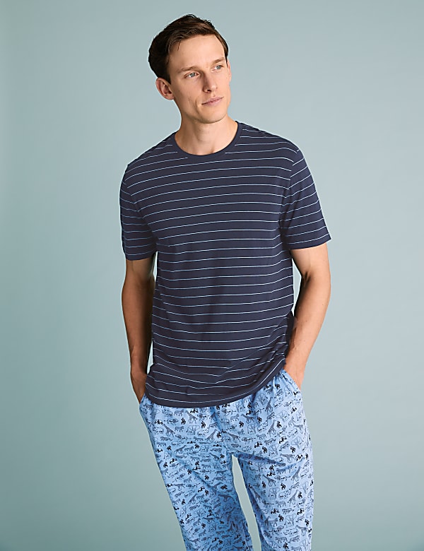 Pure Cotton Animal Print Pyjama Set