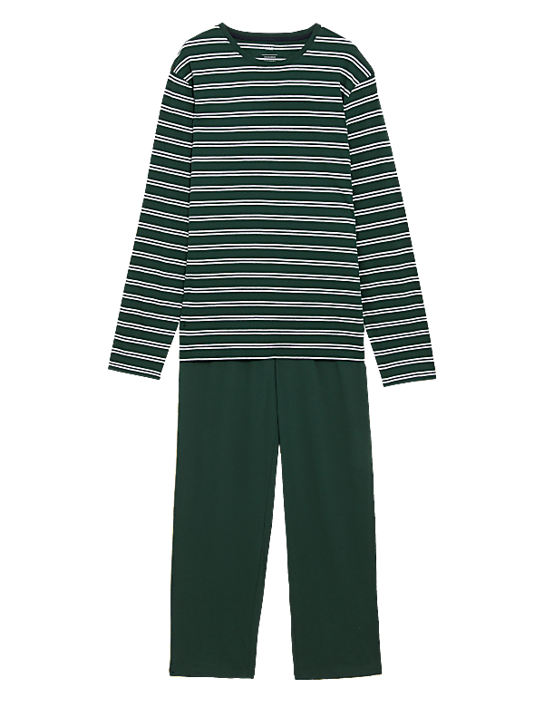 Pure Cotton Striped Pyjama Set