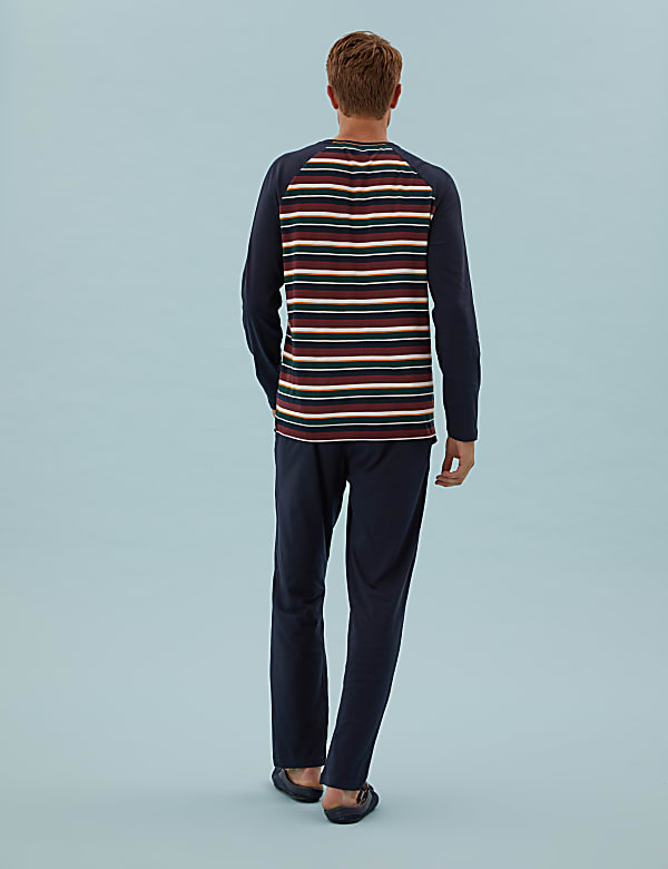 Pure Cotton Striped Pyjama Set