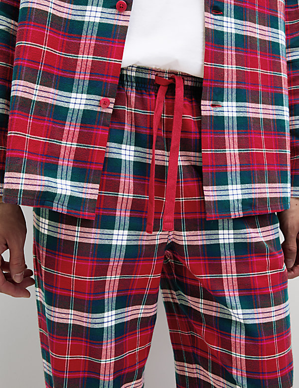 Men's Checked Family Christmas Pyjama Set