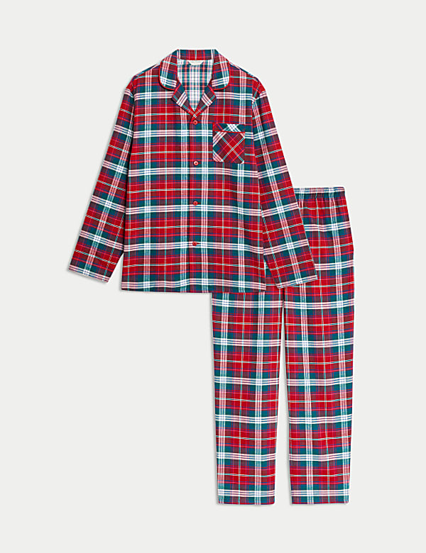Pijama de cuadros navideno familiar para hombre RED MIX Pijamas M S US