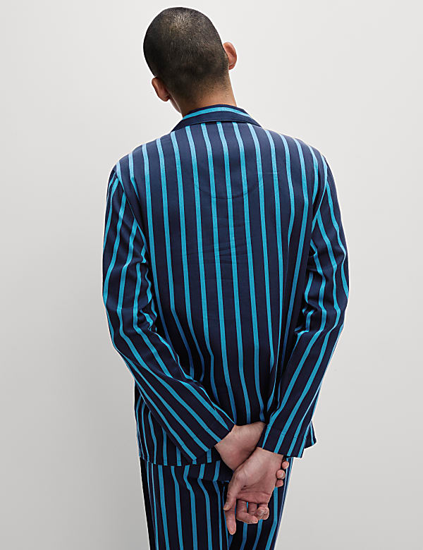 Men's Candy Striped Family Christmas Pyjama Set