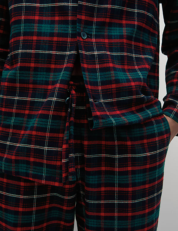 Men's Classic Checked Family Christmas Pyjama Set