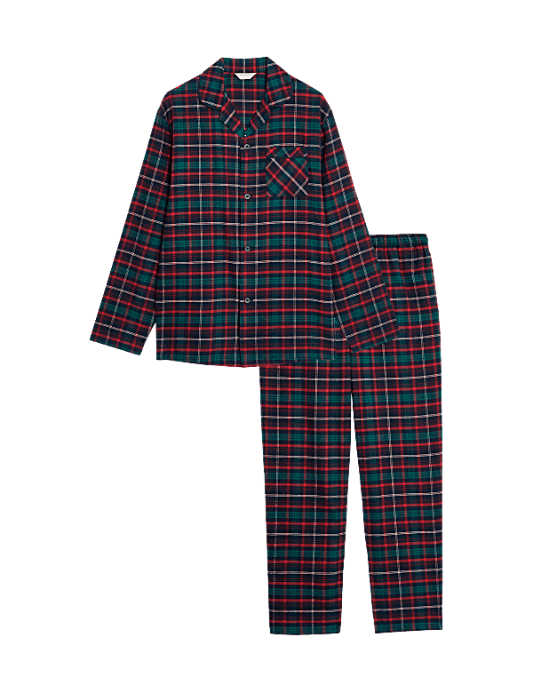 Men's Classic Checked Family Christmas Pyjama Set