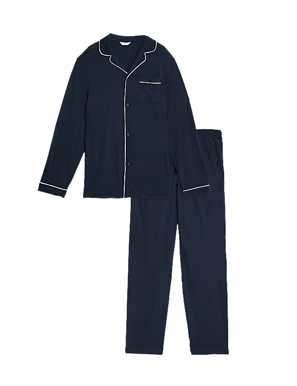 Men's Piping Family Christmas Pyjamas