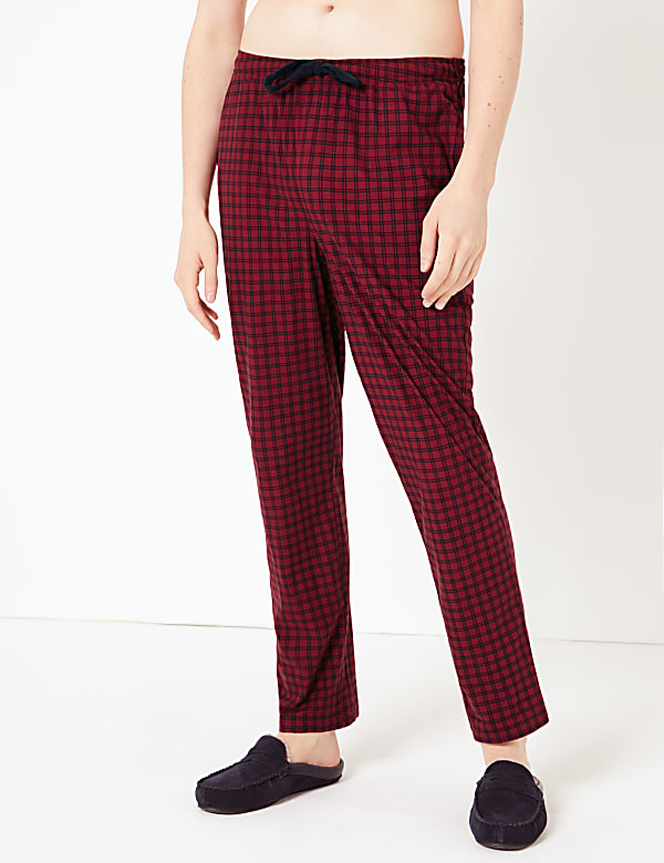 Checked Supersoft Pyjama Bottoms