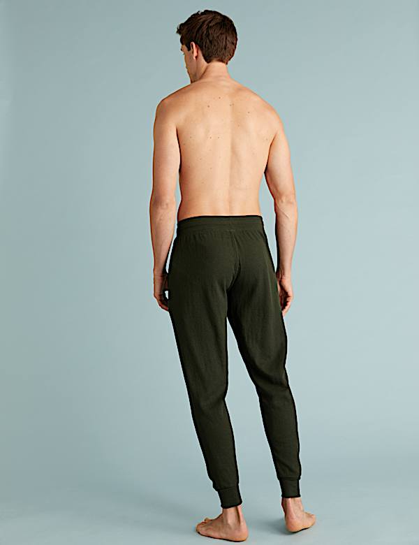 Cotton Supersoft Waffle Loungewear Bottoms