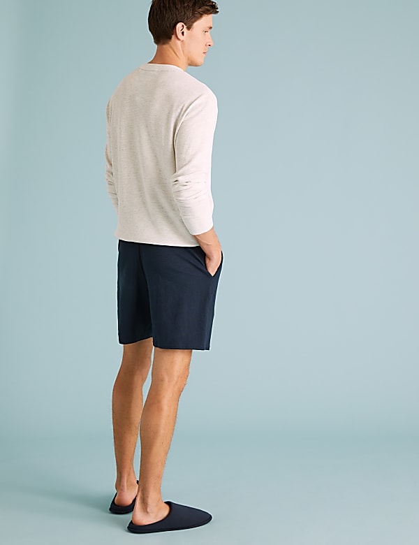 Cotton Supersoft Waffle Loungewear Shorts