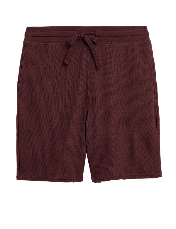 Cotton Supersoft Waffle Loungewear Shorts