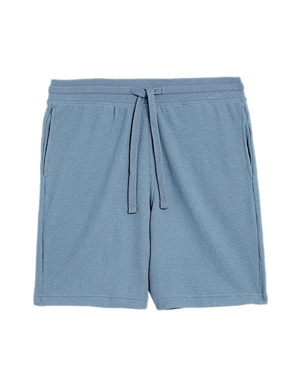Cotton Supersoft Waffle Loungewear Shorts
