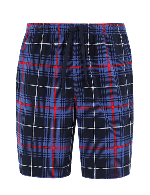 Supersoft Checked Pyjama Shorts