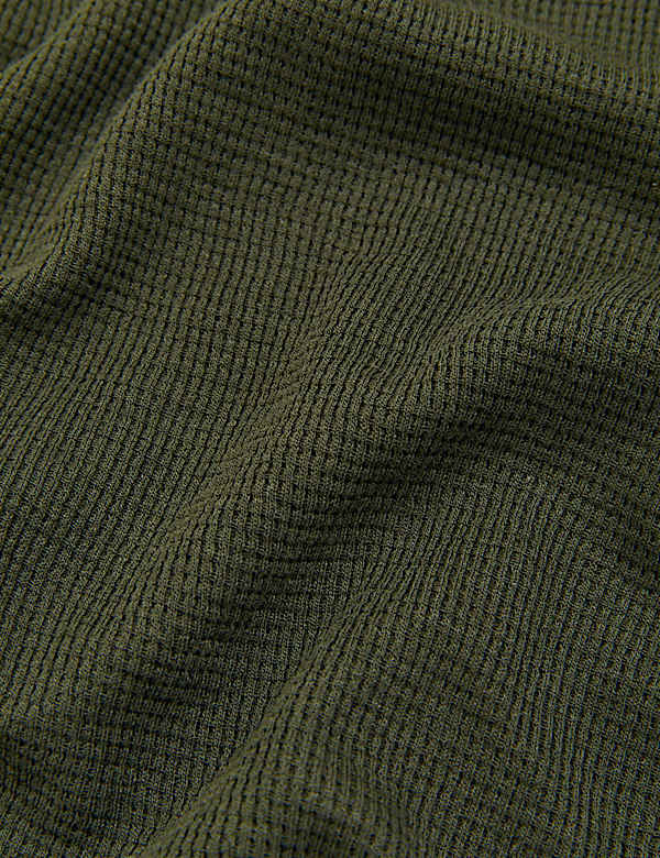 Cotton Supersoft Waffle Lounge Sweatshirt