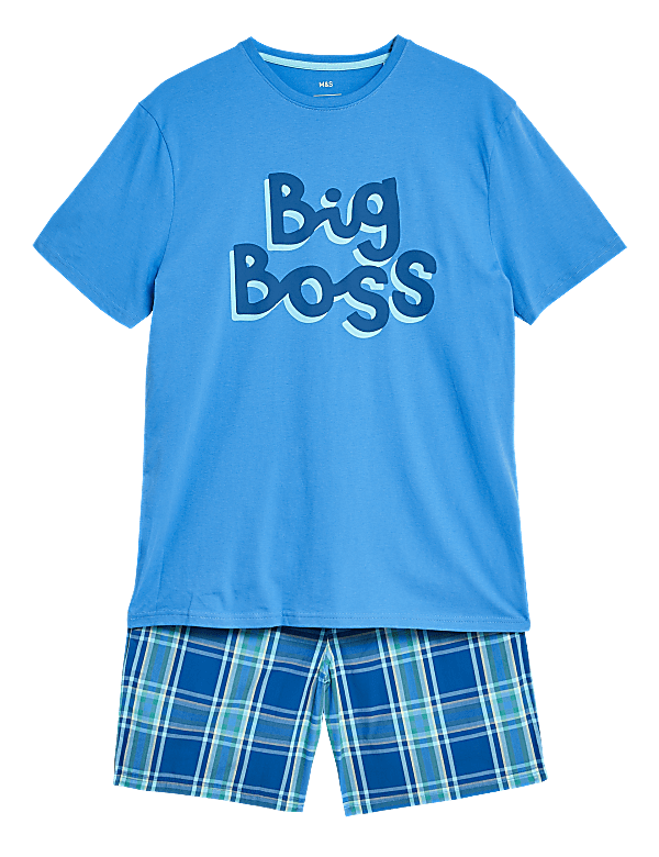 Pure Cotton Big Boss Graphic Pyjama Set