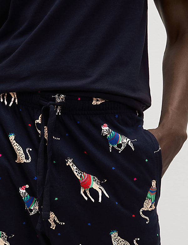 Men's Animal Party Family Christmas Pyjama Set - US