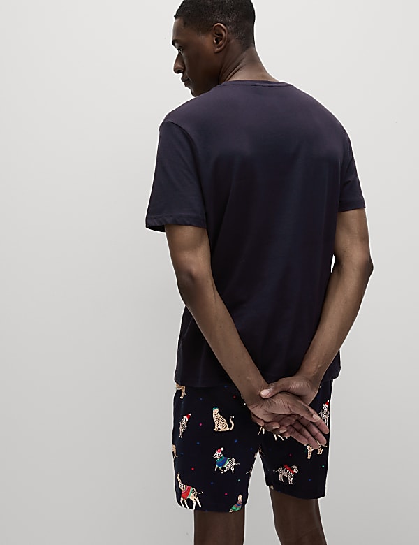 Men's Animal Party Family Christmas Pyjama Set - US