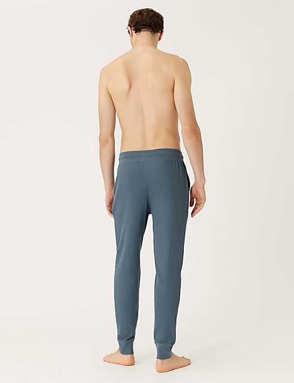 Cotton Rich Waffle Loungewear Bottoms