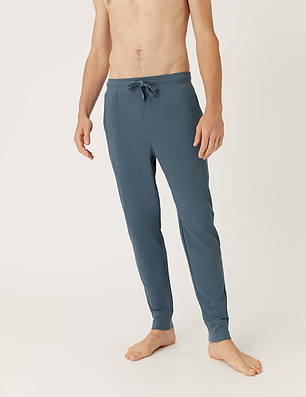 Cotton Rich Waffle Loungewear Bottoms