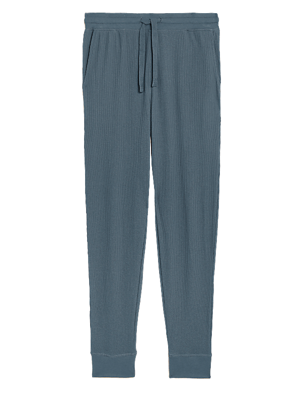 Cotton Rich Waffle Loungewear Bottoms