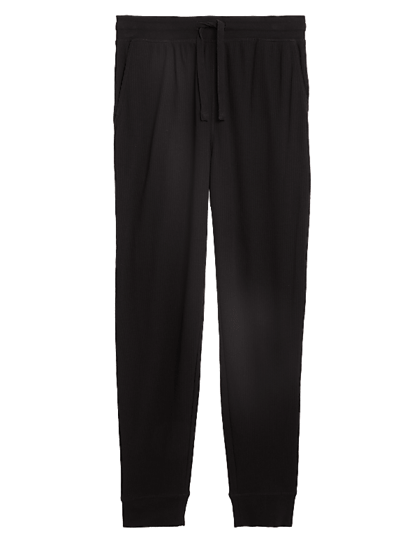 Cotton Rich Waffle Loungewear Bottoms
