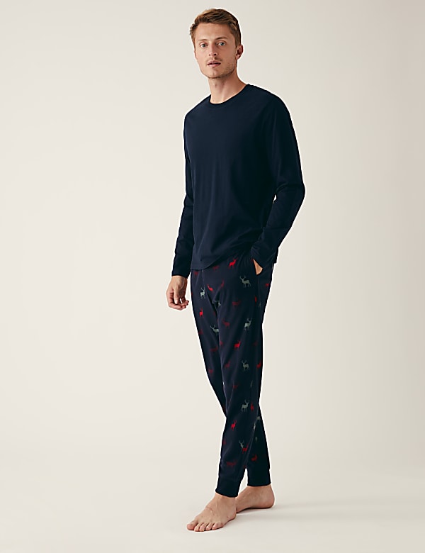 Buy Stag Print Loungewear Bottoms at Marks Spencer