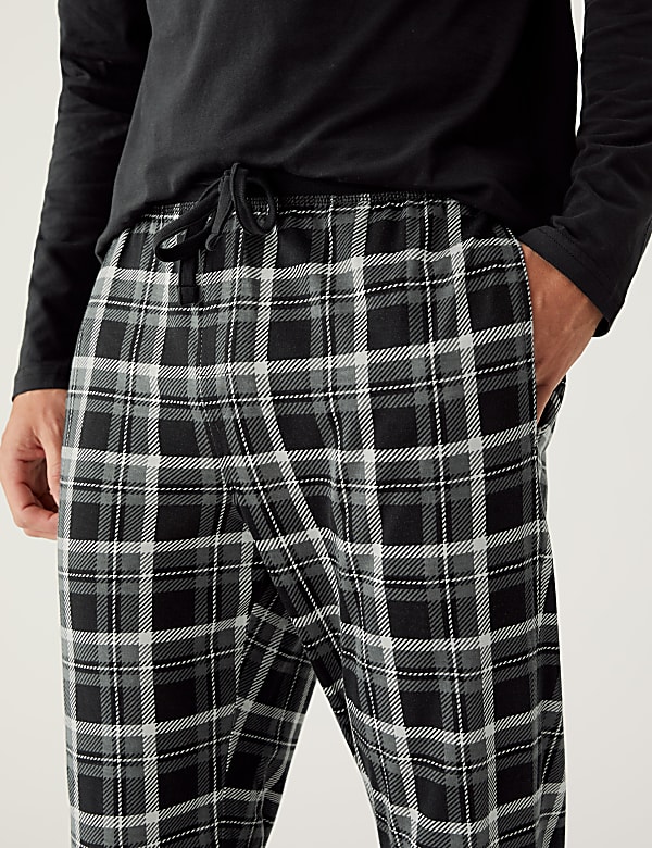 Pure Cotton Supersoft Checked Pyjama Set