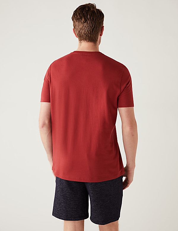 Pure Cotton Battery Graphic Loungewear Top