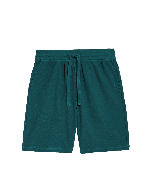 Pure Cotton Waffle Loungewear Shorts