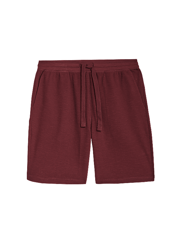 Pure Cotton Waffle Loungewear Shorts