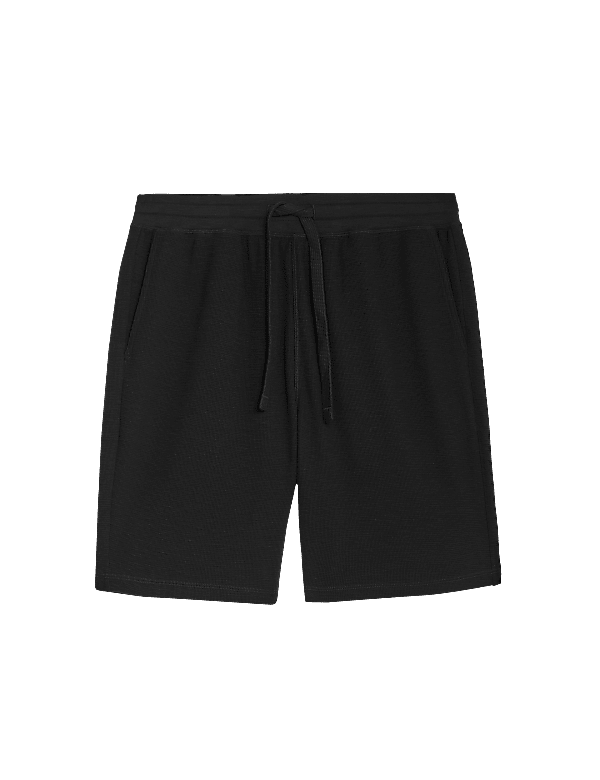 Pure Cotton Waffle Loungewear Shorts