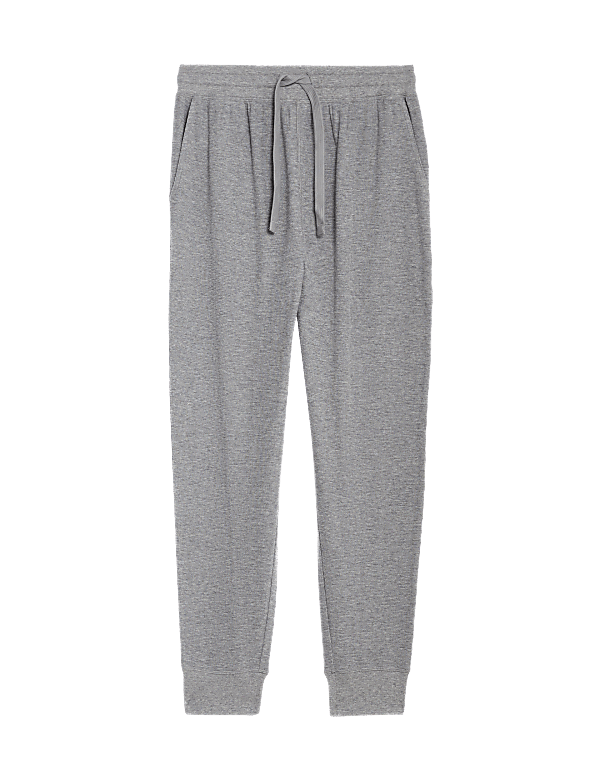 Pure Cotton Waffle Jogger Bottoms