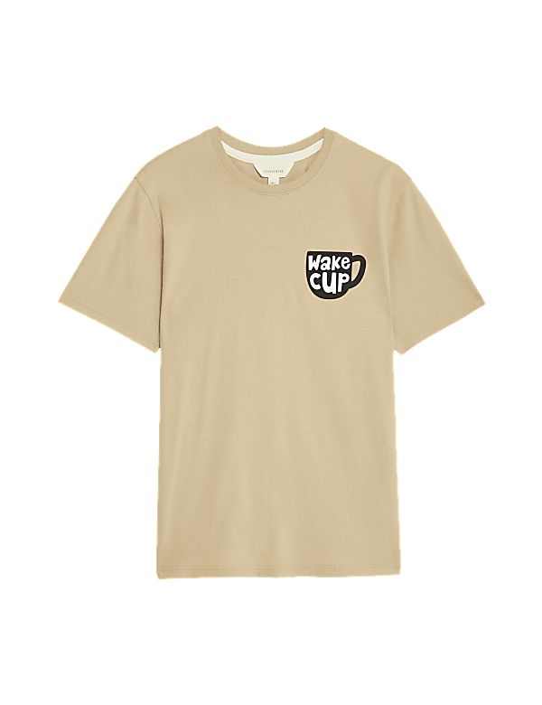 Pure Cotton Graphic Loungewear Top