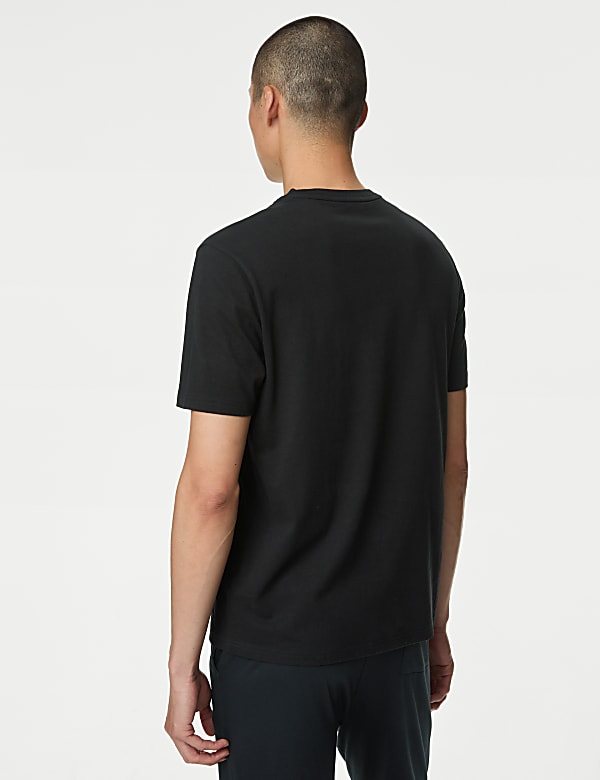 Haut de pyjama 100&nbsp;% coton avec texte &laquo;&nbsp;Morning Icons&nbsp;&raquo; de style motif graphique - CH