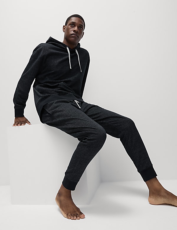 Pure Cotton Textured Joggers - CA