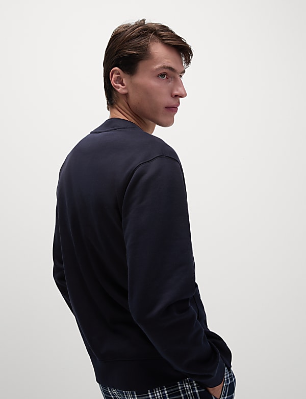 Cardigan en jersey bross&eacute; en coton - CH