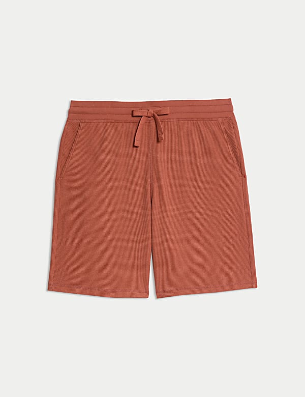 Pure Cotton Waffle Loungewear Shorts - JO