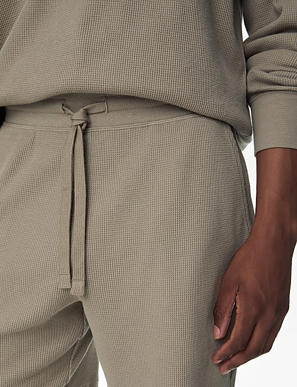 Pure Cotton Waffle Loungewear Shorts