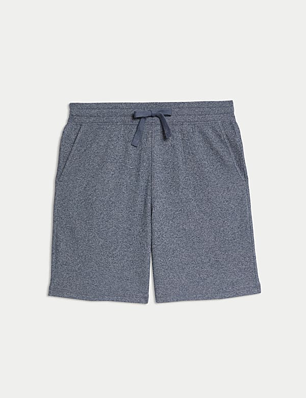 Pure Cotton Waffle Loungewear Shorts - US